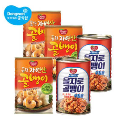 [정몰] 동원 골뱅이 300g5캔 (22,760/무료)