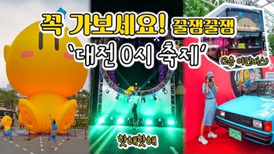 지금 핫한 대전 0시 축제 리얼 후기